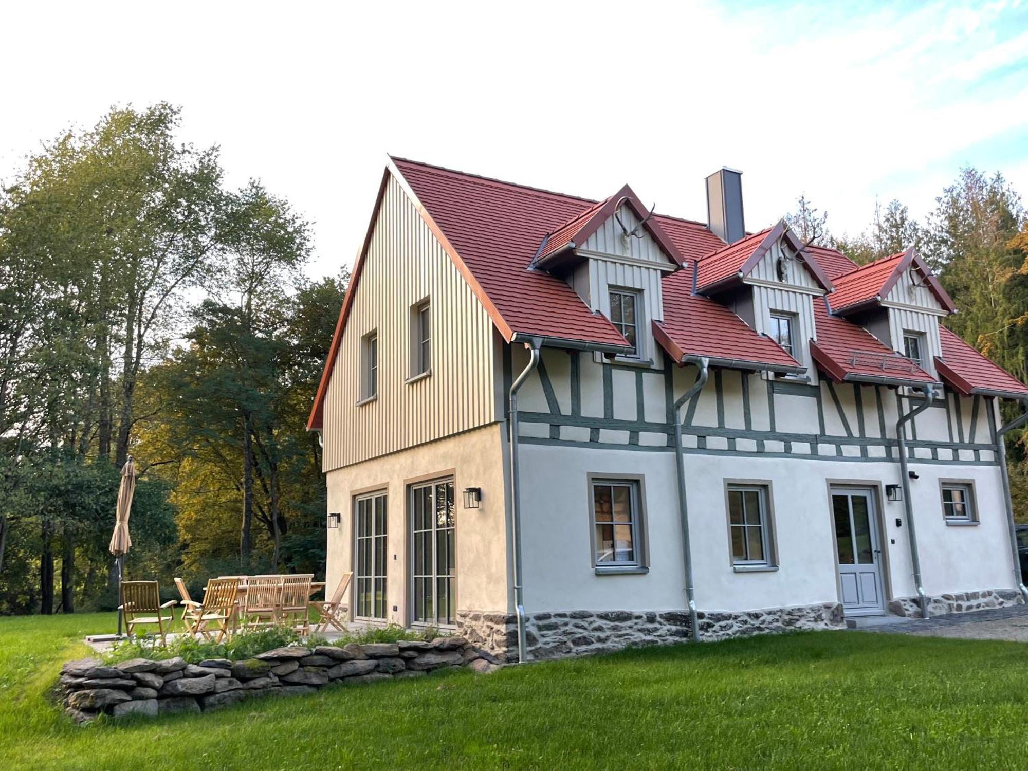Schellnhof Forsthaus Am Waldrand Appartement Nidda Buitenkant foto